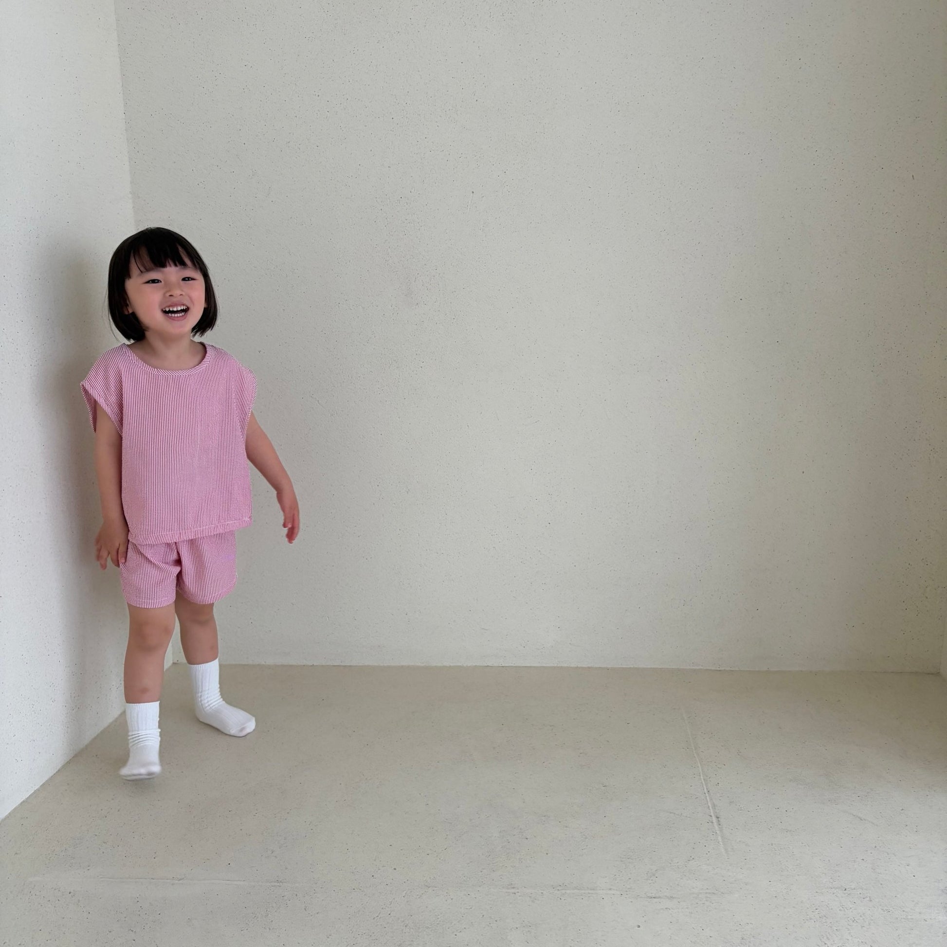 Baby/Toddler Bella SS26 Summer Stripe Sleeveless Top and Shorts Set (6m - 6y) - 2 Colors - AT NOON STORE