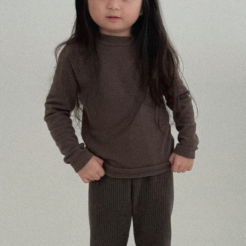 Baby/Toddler Bella W25 Mock Neck Long Sleeve Top (6m - 6y) - 3 Colors kids outfit