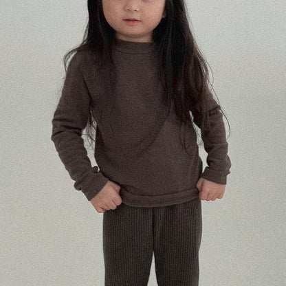 Baby/Toddler Bella W25 Mock Neck Long Sleeve Top (6m - 6y) - 3 Colors kids outfit
