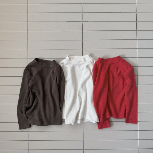 Baby/Toddler Bella W25 Mock Neck Long Sleeve Top (6m - 6y) - 3 Colors kids outfit