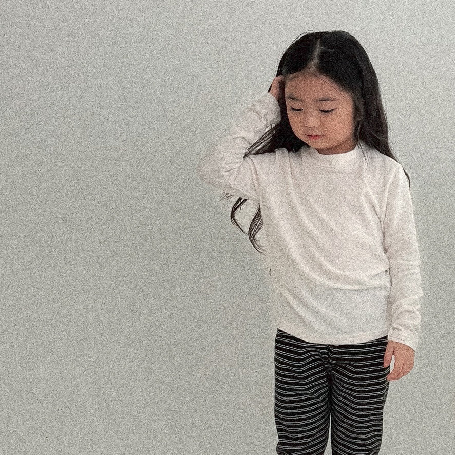 Baby/Toddler Bella W25 Mock Neck Long Sleeve Top (6m - 6y) - 3 Colors kids outfit