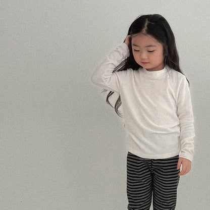 Baby/Toddler Bella W25 Mock Neck Long Sleeve Top (6m - 6y) - 3 Colors kids outfit