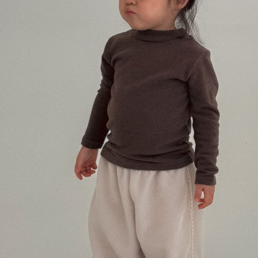 Baby/Toddler Bella W25 Mock Neck Long Sleeve Top (6m - 6y) - 3 Colors kids outfit