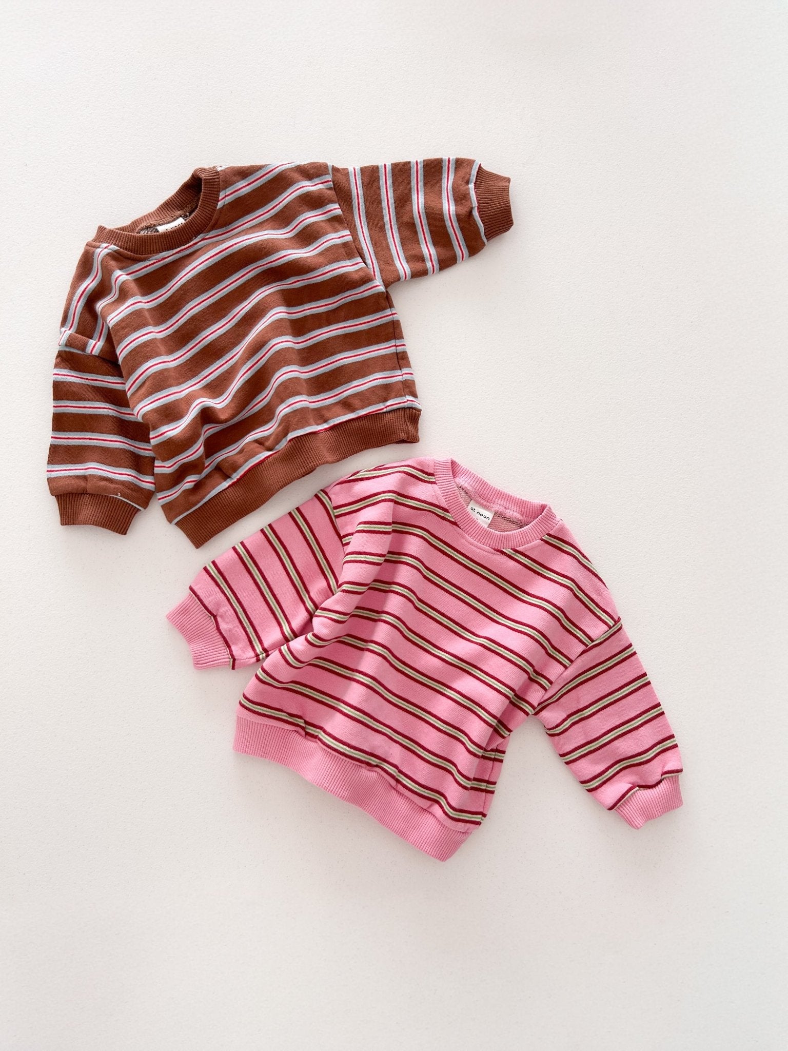 Baby/Toddler F25 At Noon Stripe Long Sleeve Tee (0m - 5y) - 2 Colors kids outfit
