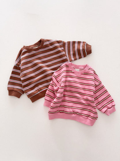 Baby/Toddler F25 At Noon Stripe Long Sleeve Tee (0m - 5y) - 2 Colors kids outfit