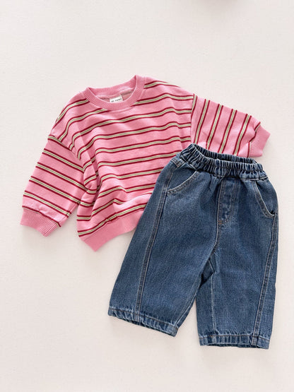 Baby/Toddler F25 Denim Pull - on Pants (8m - 4y) - Denim kids outfit