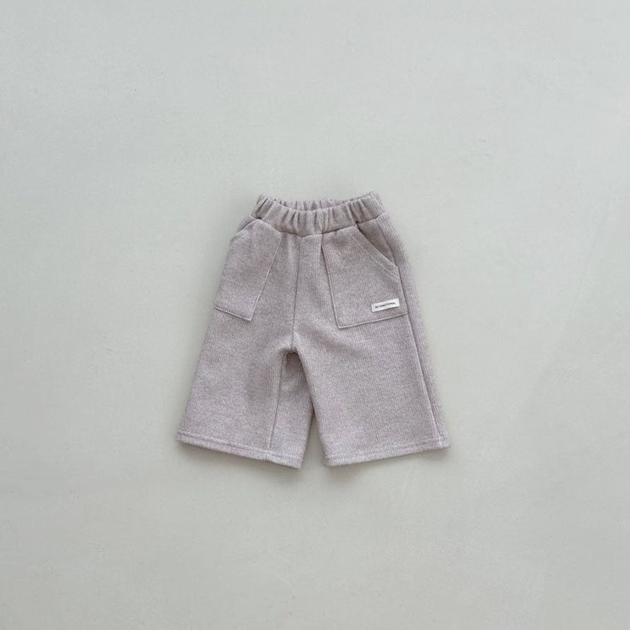 Baby/Toddler F25 Knitted Wide Pants (4m - 6y) - 2 Colors kids outfit