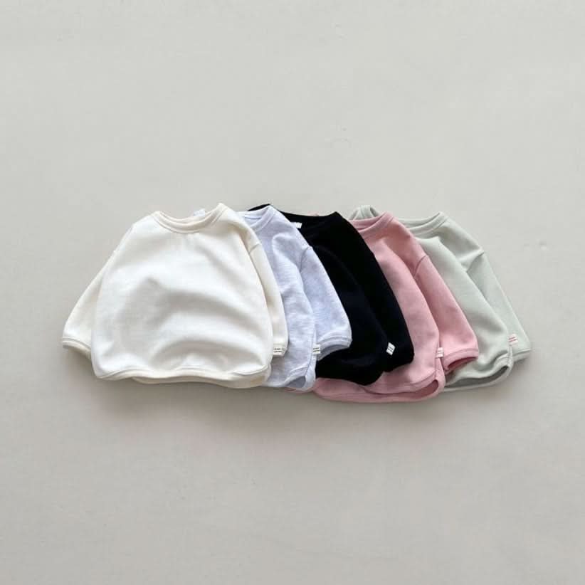 Baby/Toddler S25 Curved Hem Basic Top (4m - 6y) - 5 Colors kids outfit