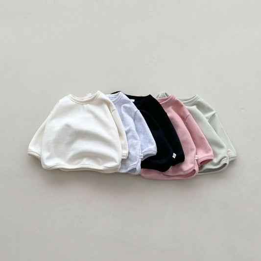 Baby/Toddler S25 Curved Hem Basic Top (4m - 6y) - 5 Colors kids outfit