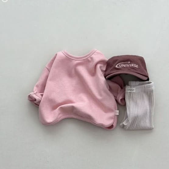 Baby/Toddler S25 Curved Hem Basic Top (4m - 6y) - 5 Colors kids outfit
