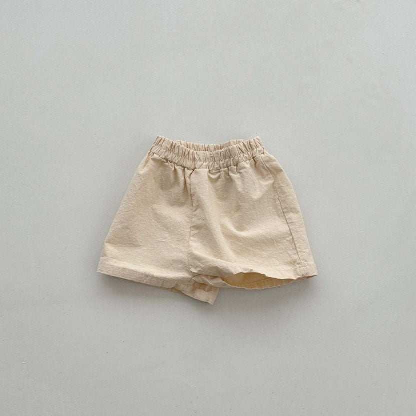 Baby/Toddler S25 Linen Pull - On Shorts (4m - 6y) - 4 Colors kids outfit