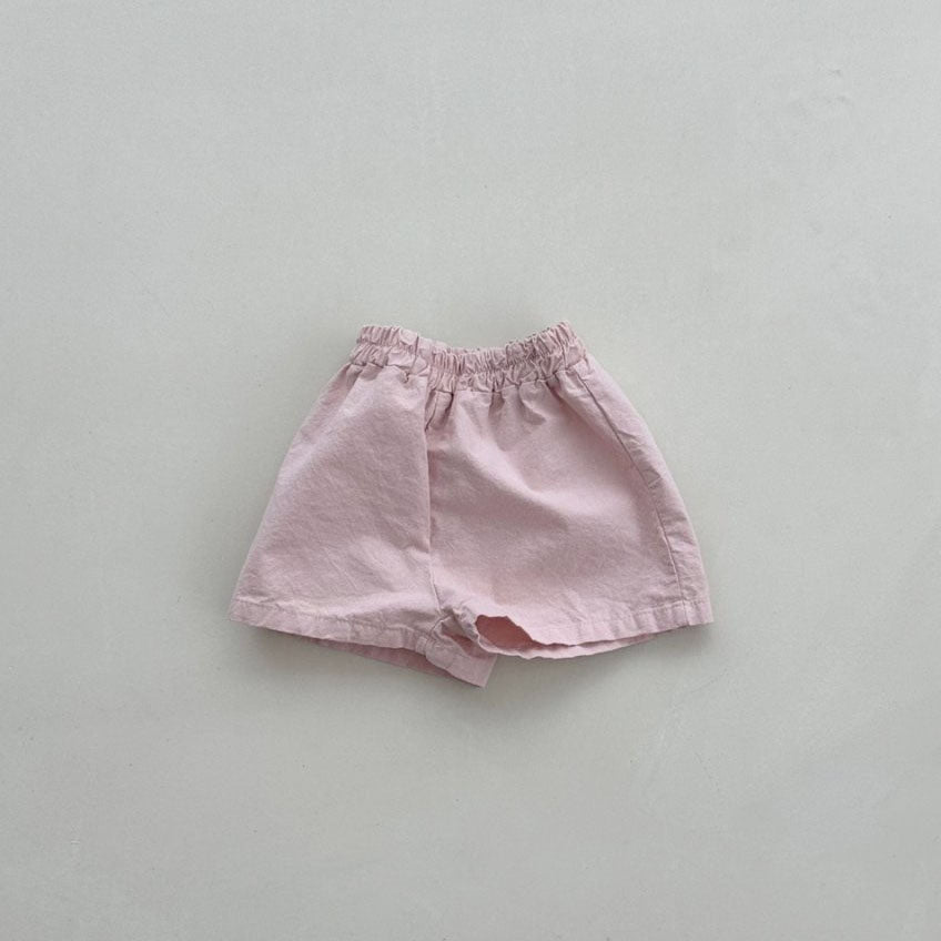 Baby/Toddler S25 Linen Pull - On Shorts (4m - 6y) - 4 Colors kids outfit