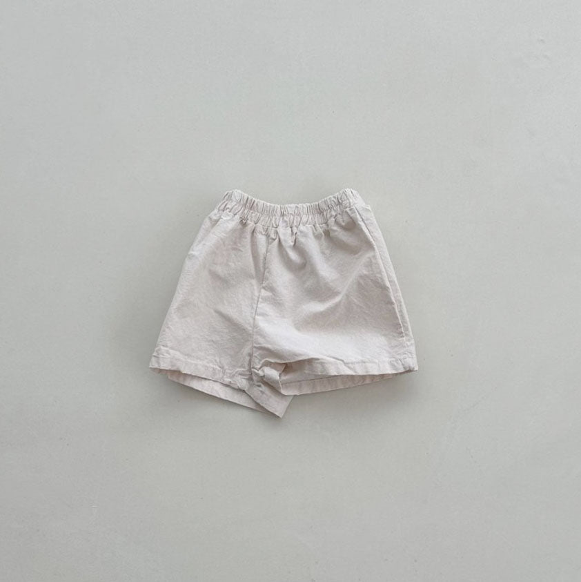 Baby/Toddler S25 Linen Pull - On Shorts (4m - 6y) - 4 Colors kids outfit