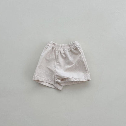 Baby/Toddler S25 Linen Pull - On Shorts (4m - 6y) - 4 Colors kids outfit