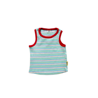Baby/Toddler SS26 Stripe Ribbed Sleeveless Top (6m - 4y) - 2 Colors kids outfit