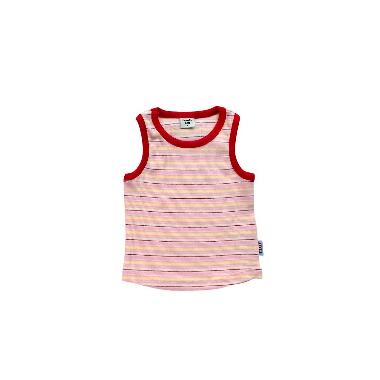 Baby/Toddler SS26 Stripe Ribbed Sleeveless Top (6m - 4y) - 2 Colors kids outfit