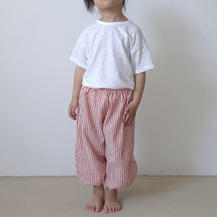 Baby/Toddler SS26 Wrinkled Jogger Pants (6m~5y) - 3 Colors - AT NOON STORE