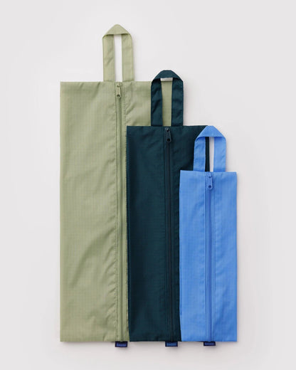 BAGGU 3D Zip Set - Lagoon Mix kids outfit