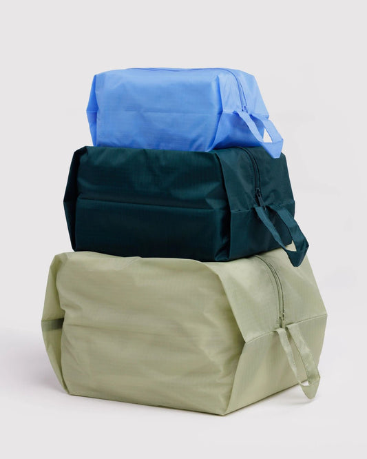 BAGGU 3D Zip Set - Lagoon Mix kids outfit