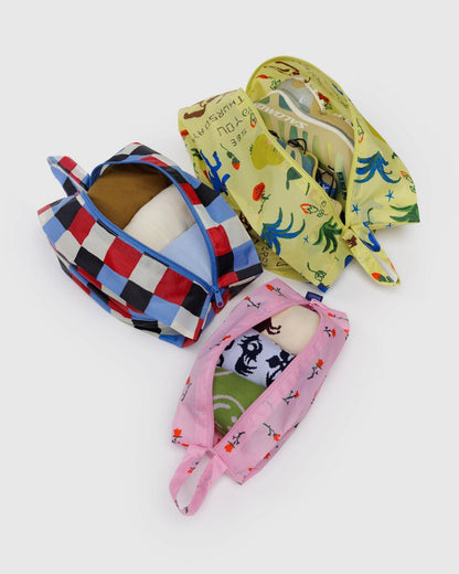 BAGGU 3D Zip Set - Painted Prairie - AT NOON STORE