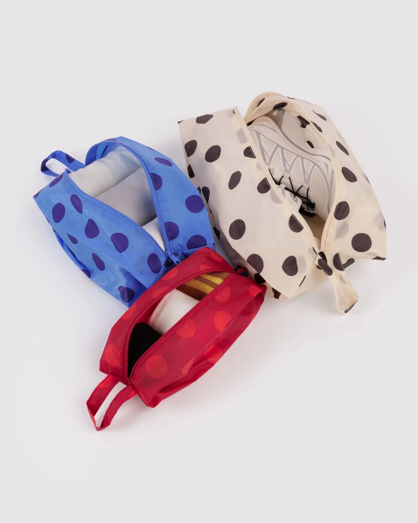 BAGGU 3D Zip Set - Polka Dot Mix kids outfit