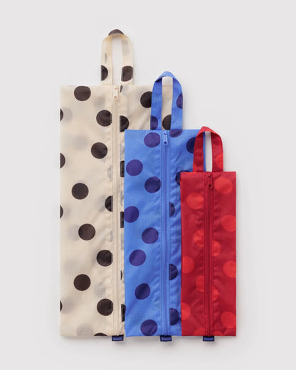 BAGGU 3D Zip Set - Polka Dot Mix kids outfit