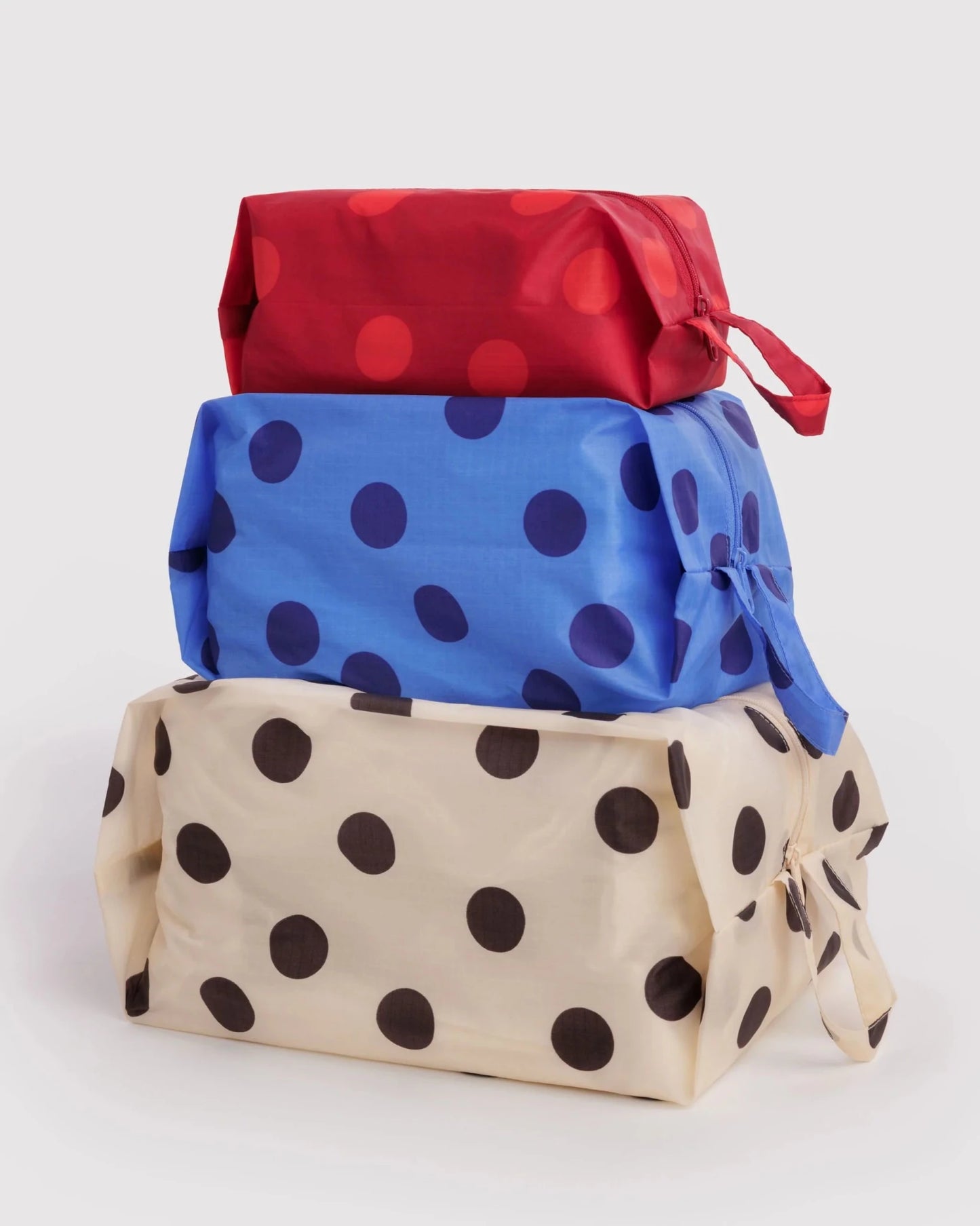 BAGGU 3D Zip Set - Polka Dot Mix kids outfit