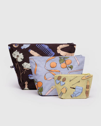 BAGGU Go Pouch Set - Get Ready With Me - AT NOON STORE