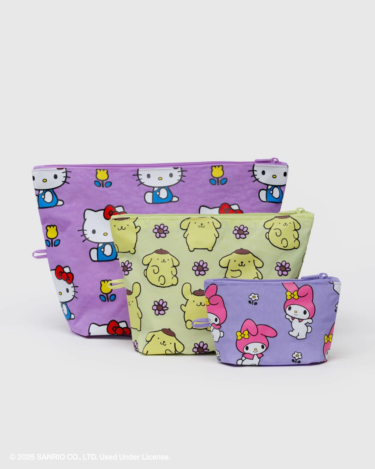 BAGGU Go Pouch Set - Hello Kitty and Friends Florals - AT NOON STORE
