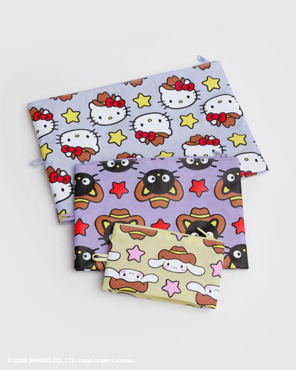 BAGGU Go Pouch Set - Hello Kitty & Friends Western - AT NOON STORE