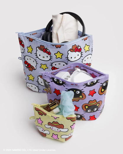 BAGGU Go Pouch Set - Hello Kitty & Friends Western - AT NOON STORE