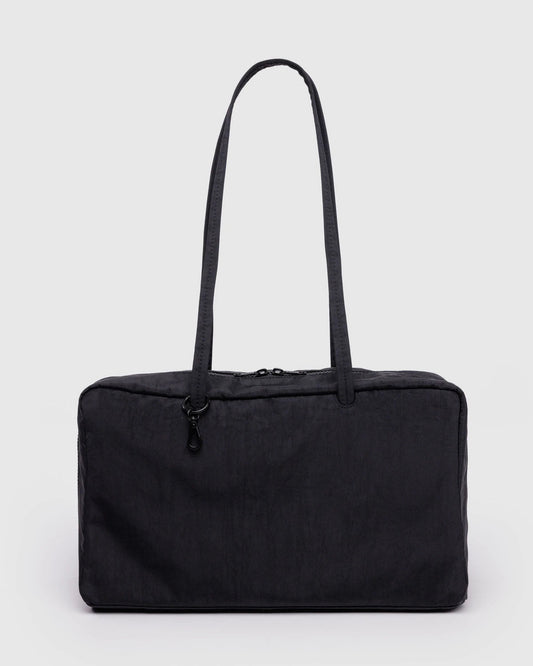 BAGGU Medium Nylon Bowler Bag - Black - AT NOON STORE