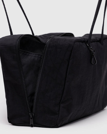 BAGGU Medium Nylon Bowler Bag - Black - AT NOON STORE