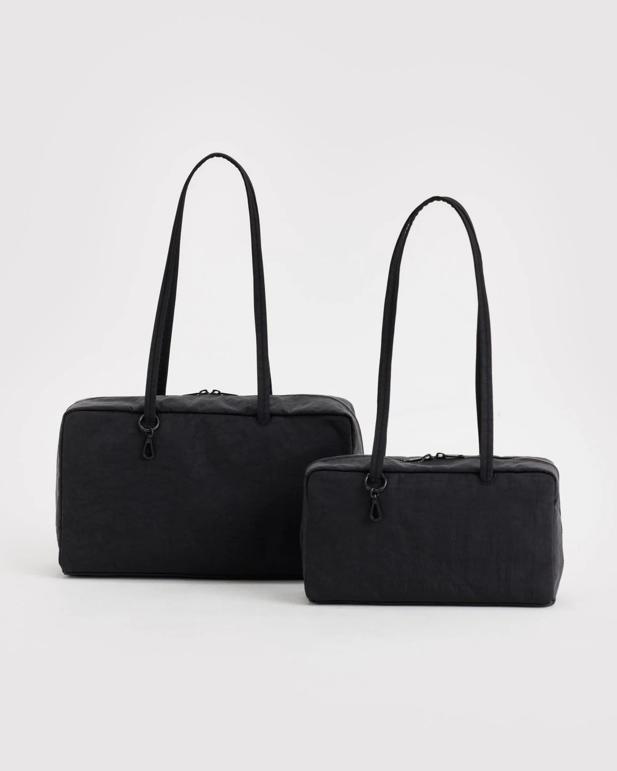 BAGGU Medium Nylon Bowler Bag - Mahogany - AT NOON STORE