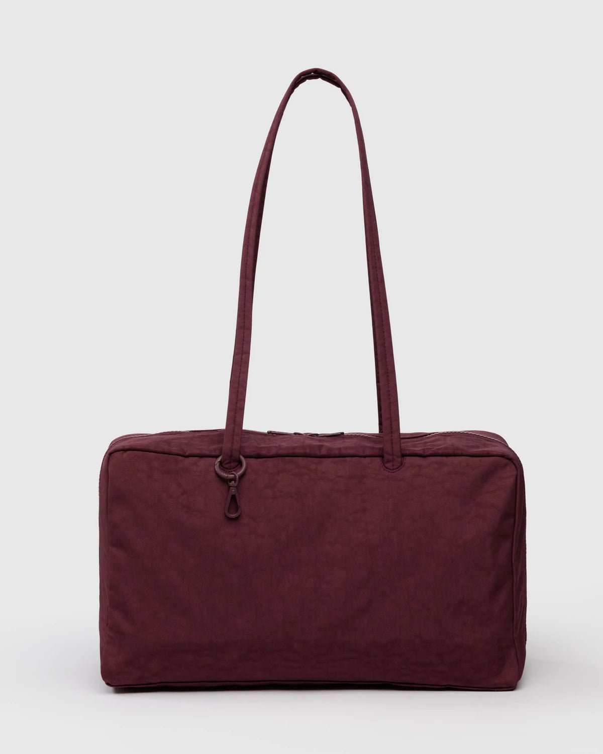 BAGGU Medium Nylon Bowler Bag - Mahogany - AT NOON STORE