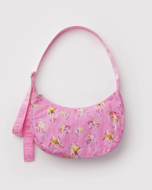 BAGGU Medium Nylon Crescent Bag - Dancing Star kids outfit