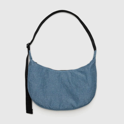 Baggu Medium Nylon Crescent Bag - Digital Denim kids outfit