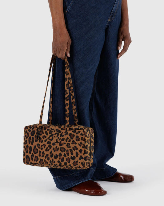 BAGGU Nylon Bowler Bag - Leopard - AT NOON STORE