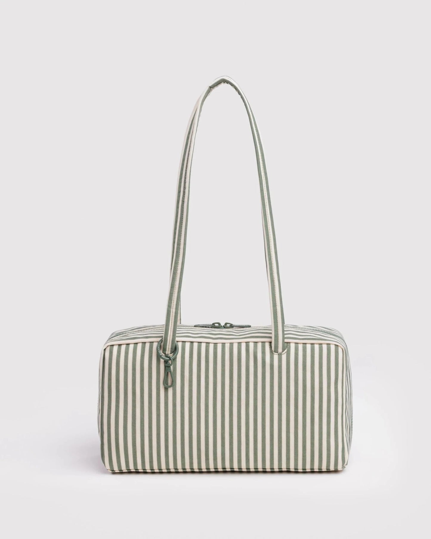 BAGGU Nylon Bowler Bag - Sage Stripe kids outfit