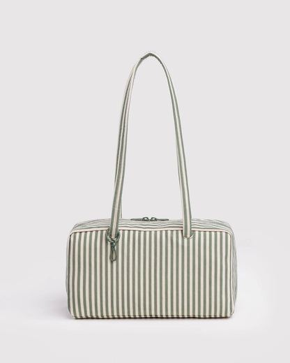 BAGGU Nylon Bowler Bag - Sage Stripe kids outfit