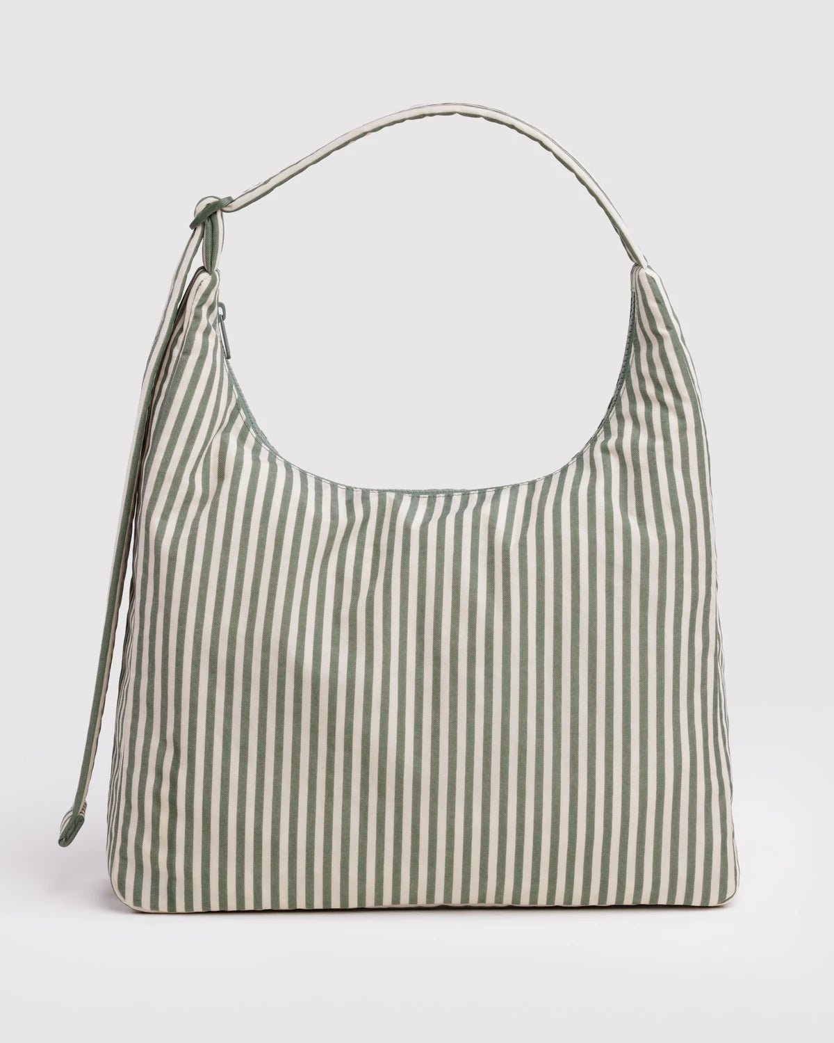 BAGGU Nylon Shoulder Bag - Sage Stripe kids outfit