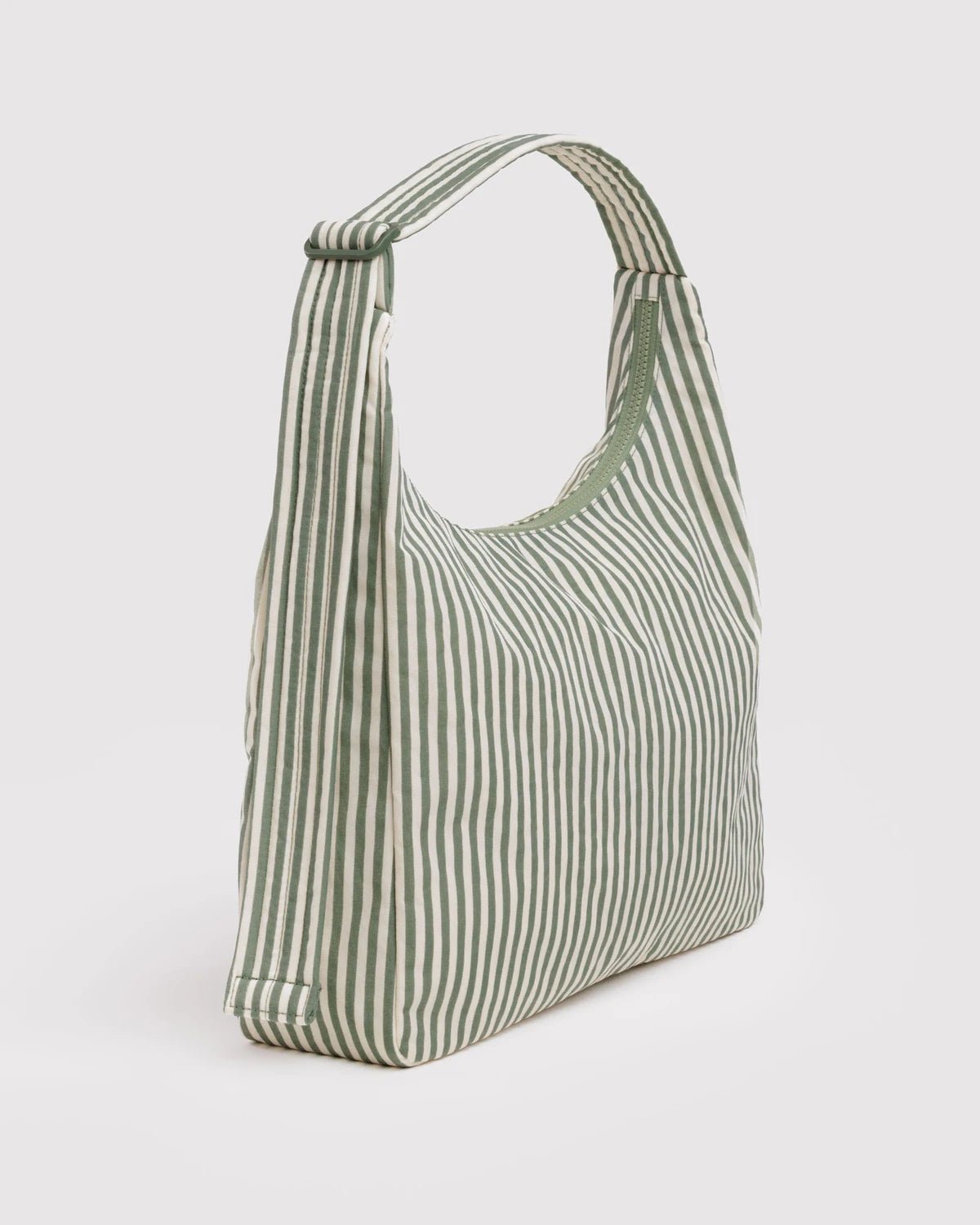 BAGGU Nylon Shoulder Bag - Sage Stripe kids outfit