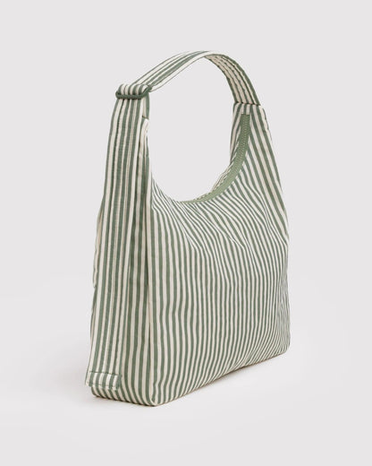 BAGGU Nylon Shoulder Bag - Sage Stripe kids outfit