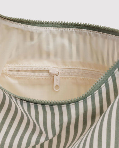 BAGGU Nylon Shoulder Bag - Sage Stripe kids outfit