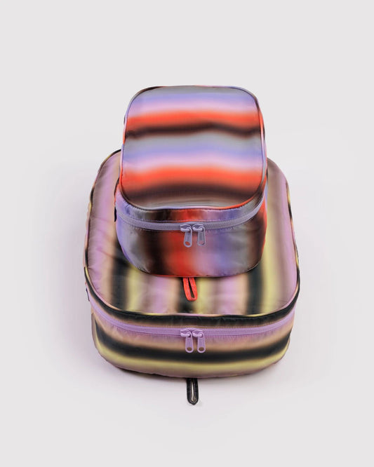 BAGGU Packing Cube Set - Gradient Stripes kids outfit