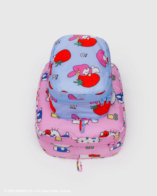BAGGU Packing Cube Set - Hello Kitty and Friends Florals - AT NOON STORE