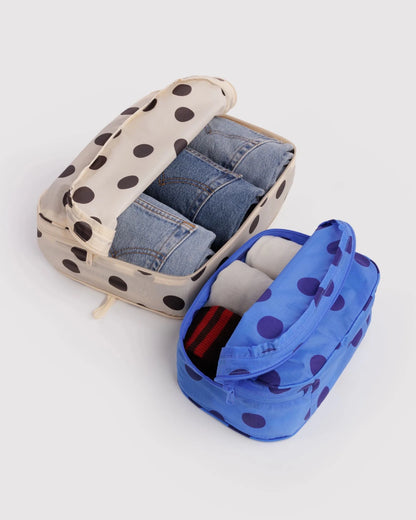 BAGGU Packing Cube Set - POLKA DOT MIX kids outfit