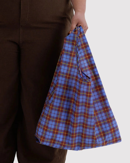 BAGGU Standard Baggu - Blue Tartan kids outfit