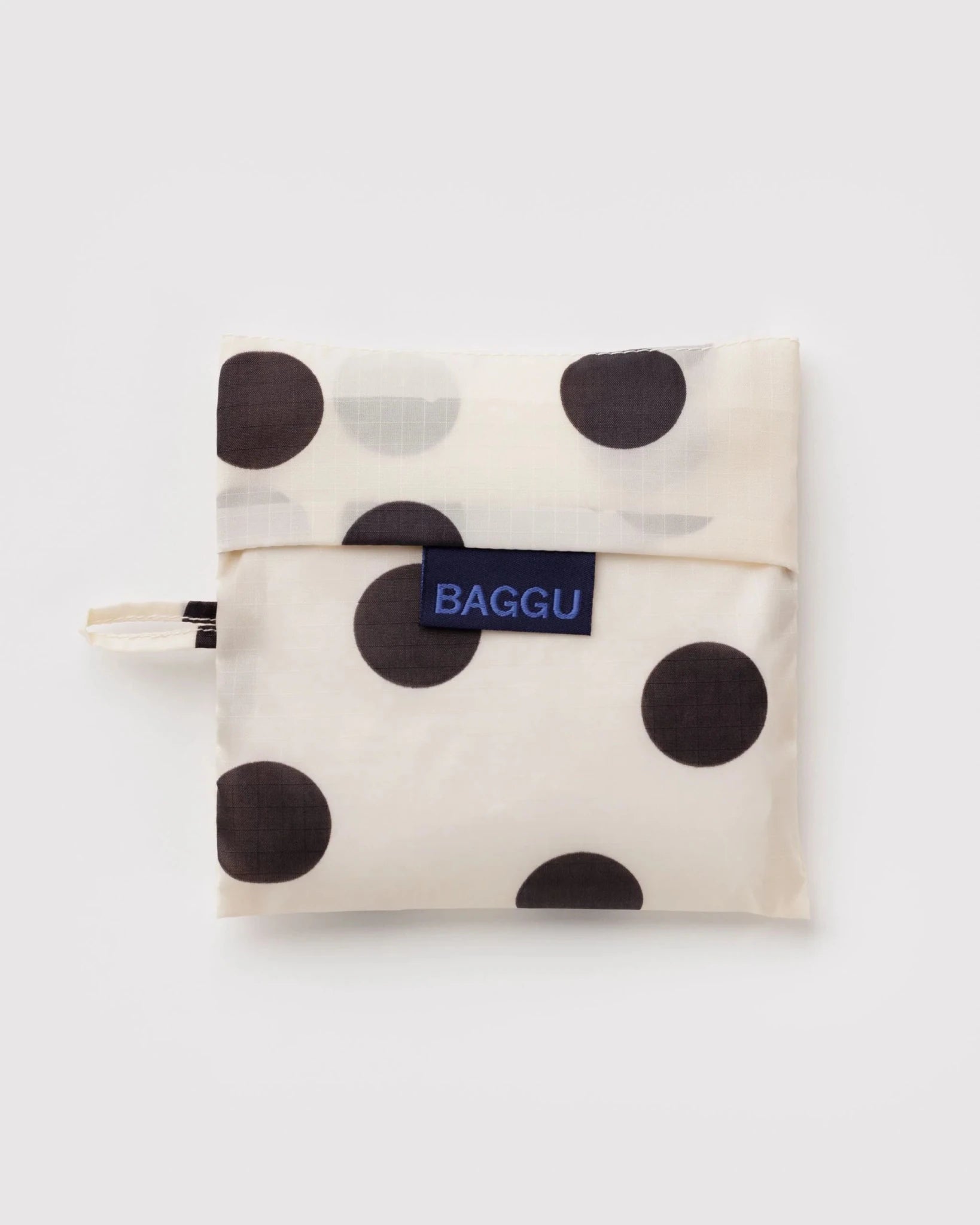 BAGGU Standard Baggu -Cream and Black Polka Dot kids outfit