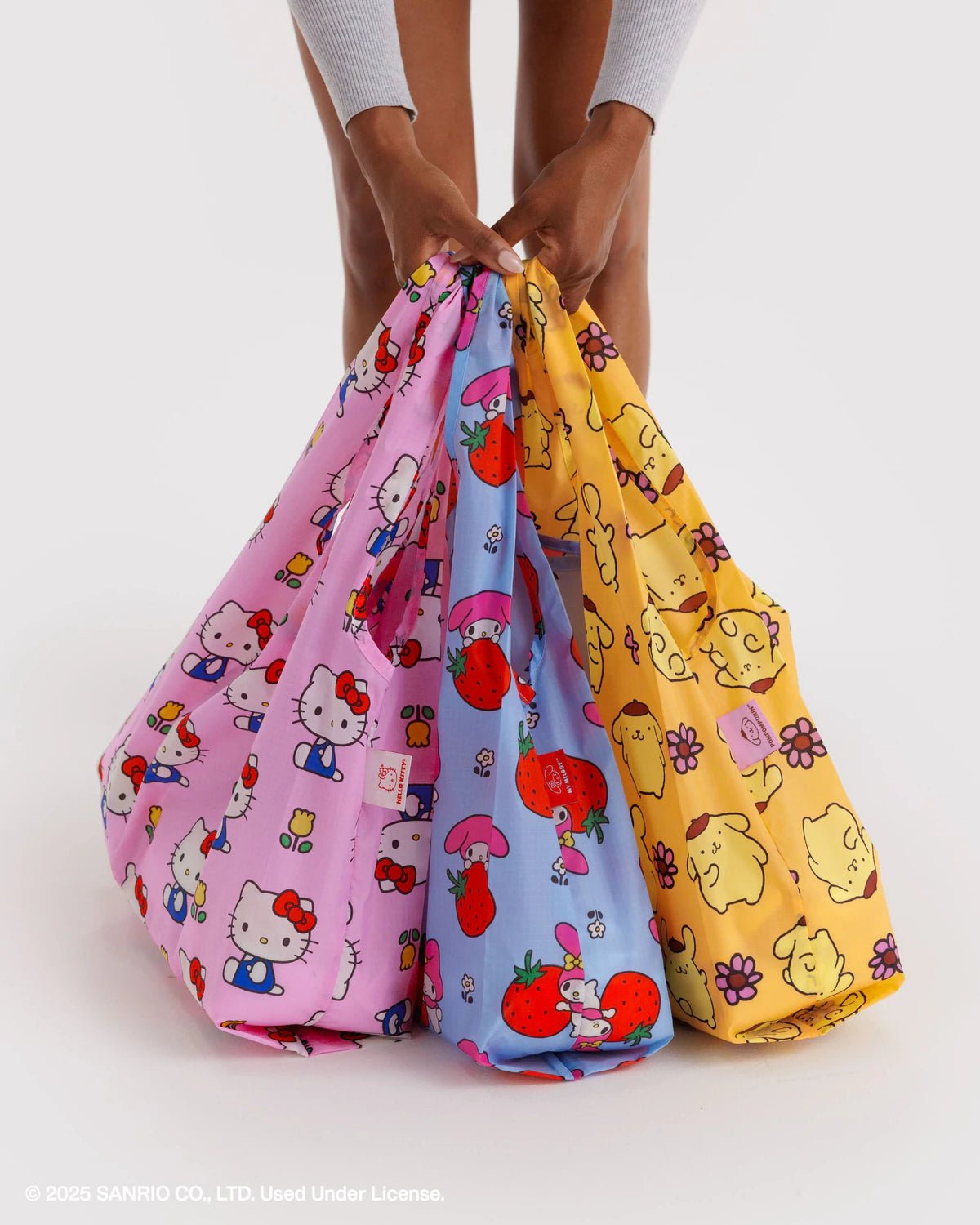 BAGGU Standard Baggu Set of 3 - Hello Kitty and Friends Florals - AT NOON STORE